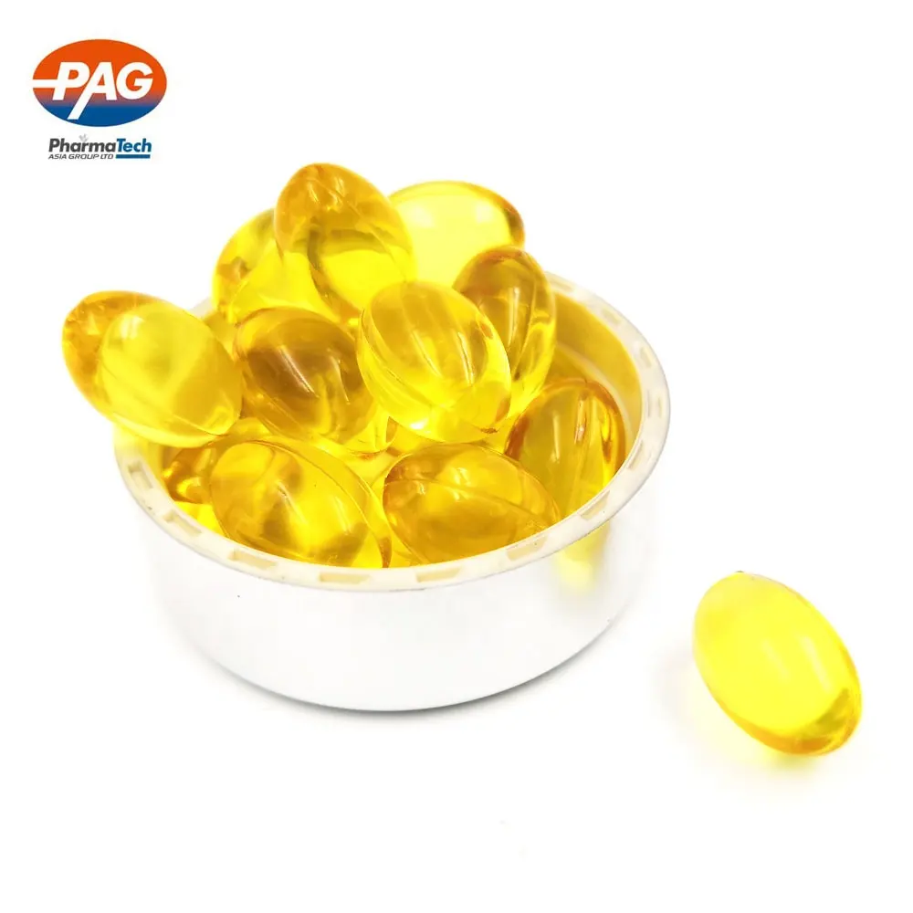 GMP Omega 3 thêm Virgin COD-gan dầu 1000mg Viên nang Softgel với số lượng lớn