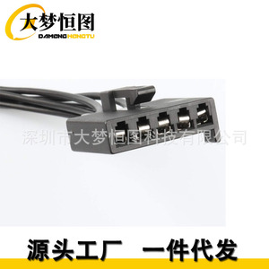 Wpt1285645 512 ไฟเบอร์ออปติกโบลเวอร์มอเตอร์ตัวต่อสายไฟตัวต่อสายไฟ 1 เมตร 12V ฉนวน PVC สำหรับเชฟโรเลต บูอิค - Product Image 5