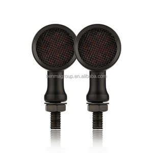 Nhiệm Vụ Nặng Nề Cổ Điển Kim Loại Lưới Bìa <span class=keywords><strong>Cafe</strong></span> <span class=keywords><strong>Racer</strong></span> Xe Máy Chỉ Số LED Lần Lượt Tín Hiệu Ánh Sáng Blinker Cho Cg Gn - Product Image 3