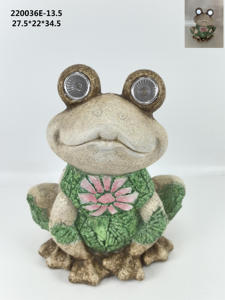 <span class=keywords><strong>Freddie</strong></span> Hedgehog Solar LED césped Patio decoración guijarro Magnesia jardín estatua resina Animal diseño jardín decoración regalo artesanía - Product Image 4