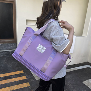 Customized Large Capacity Waterproof Dry Wet Separate Polyester Travel Luggage <b>Backpack</b> for Student Short-distance Yoga Fitness - Product Image 3