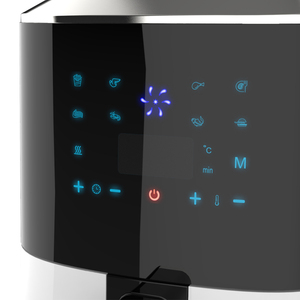 หม้อทอดไร้น้ำมันขนาดเล็ก2.5L สแตนเลสสตีลรูปทรงไม่ติดหน้าจอ LCD รับประกัน1ปีสำหรับการใช้งานในครัวเรือน - Product Image 3