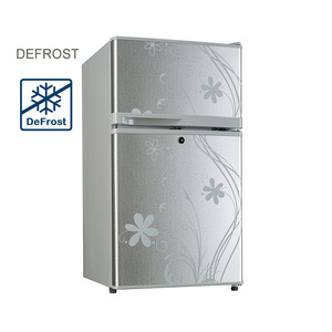 80L Double Door Top Mount Freezer Defrost Hot Sale Cheap Model Small Capacity Mini <b>Refrigerators</b> - Product Image 2