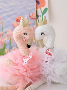 毛绒动物-舒适伴侣-超软动物毛绒玩具40厘米2色助理芭蕾舞女演员火烈鸟 - Product Image 3