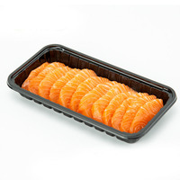 Supermarkt Vers Dienblad Wegwerp Huisdier Plastic Heldere Fruit En Groente Verpakking Rauw Food Grade Voor Sushi Premium Kwaliteit