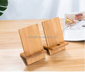Soporte de Bambú para Teléfono Móvil 2024 con Certificación de Calidad, Soporte Universal Portátil para Escritorio y Hogar, Estilo Moderno - Product Image 4