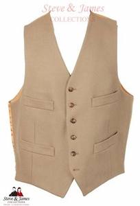 Venta al por mayor de los hombres Smart Casual Steve & James chaleco de lana de calidad superior transpirable cuello en V para la boda de negocios de otoño - Product Image 2