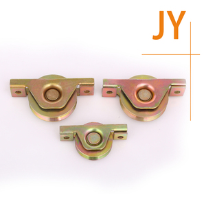 Bloc <span class=keywords><strong>de</strong></span> plomb universel robuste à roulement unique pour porte coulissante, clôture, Support inférieur <span class=keywords><strong>de</strong></span> porte, roue à roulettes, poulie à roulettes - Product Image 6