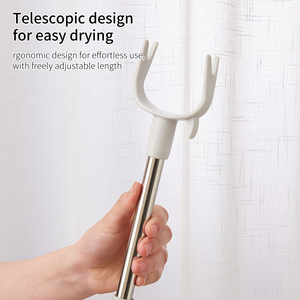 Stendibiancheria Telescopico Multifunzionale in Acciaio Inox Ecologico di Alta Qualità UPRefine, Prezzo di Fabbrica - Product Image 4