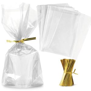 Sacchetti in Cellophane OPP Personalizzati, Trasparenti, per Alimenti, Caramelle, Biscotti, Confezioni Regalo con Chiusura <span class=keywords><strong>a</strong></span> Filo - Product Image 1