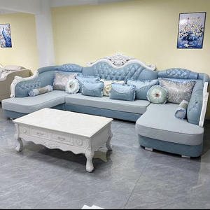 Wohnzimmer Elegante Sofas Royal Massivholz Sofa Set Geschnitzte Sofa Couch - Product Image 5