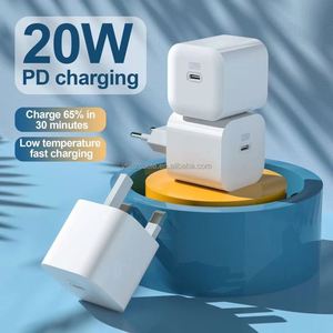 PD 20W Small Ice Cube Fast Charger Block for iPhone 17 15 13 12 Series - <b>USB</b> C Wall <b>Plug</b> Adapter - Product Image 4