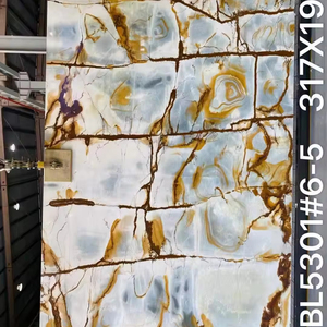 Losa de cuarcita de impresión <span class=keywords><strong>Roma</strong></span> azul imperial exótica de cuarcita azul profundo Natural Popular para decoración de interiores - Product Image 1