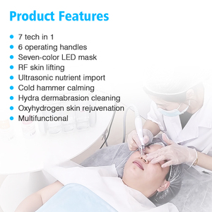 Promotion 7 in 1 Microdermabrasion Hydra Dermabrasion Oxygen Jet Peeling Face Beauty Blackhead Removal Machine - Product Image 5