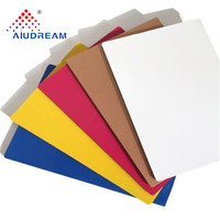 Panneau Composite Aluminium Alucobond Aludream 3MM 4MM, Revêtement Mural Extérieur, Prix des Plaques de Bardage