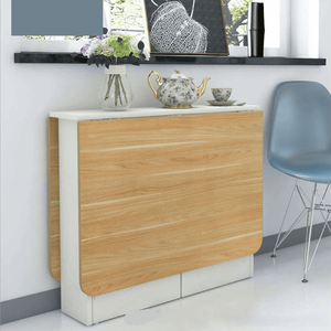 Clus Ohaha Smart Multi-function <b>Folding</b> Dining <b>Table</b> - With Wheels/No Wheels BA005 Smart Foldable Dining <b>Table</b> With Rolling Whee - Product Image 1