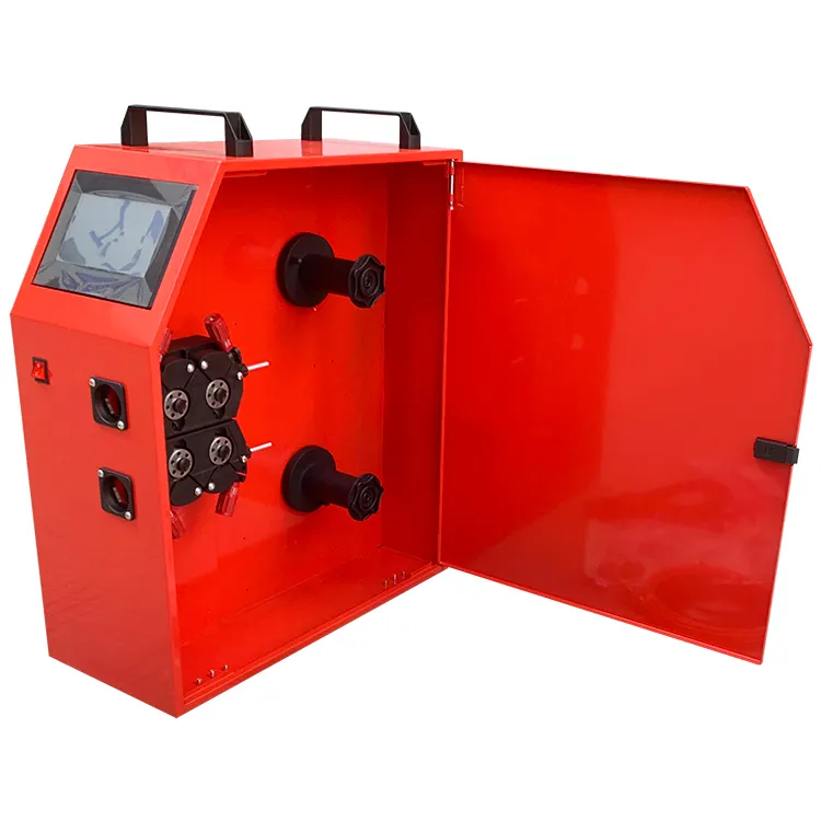 Fully automatic double wire feeder for welding metals and alloys with laser welding machines