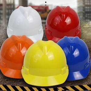 Casque de sécurité en fibre de verre rouge, bleu, orange, jaune, blanc, durable, protection de construction - Product Image 5