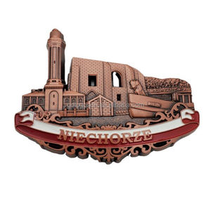 Aimant de réfrigérateur personnalisable en métal 3D vintage, <span class=keywords><strong>souvenirs</strong></span> de lieux emblématiques de <span class=keywords><strong>Rome</strong></span>, Italie, Paris, Londres, pour cadeau de voyage - Product Image 5