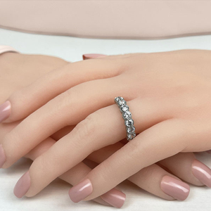 <span class=keywords><strong>Solitario</strong></span> personalizado grande 2 quilates 3 quilates oro 14K/18K compromiso redondo VVS laboratorio diamante boda Cvd laboratorio crecido anillo de diamantes para regalo - Product Image 2