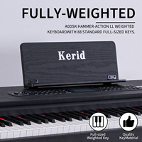 Factory Custom Music Instrument Upright Digital Piano Heavy Hammer 88 Weighted Keys MultifunCtional Digital Electronic Piano