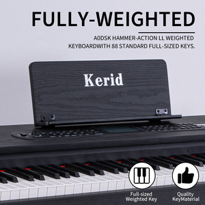 <span class=keywords><strong>Pianoforte</strong></span> <span class=keywords><strong>Digitale</strong></span> Verticale Personalizzato con 88 Tasti Pesati, Multifunzionale ed Elettronico - Product Image 2