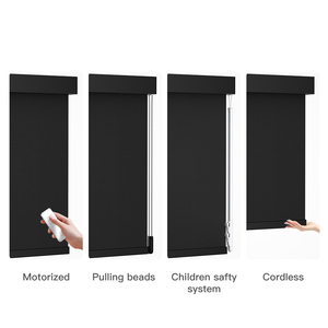 Smart Electric Roller <strong>Shades</strong> for Office Hotel Full Blackout <strong>Window</strong> Curtains Built-In Motor Fabric Blinds for Kitchen Bedroom - Product Image 5