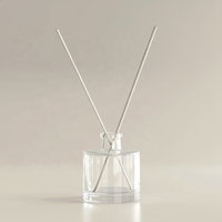 Bouteilles diffuseurs à roseaux en verre personnalisées, écologiques et durables, 50/300 ml, vides, pour huiles aromatiques, avec support pour couleurs et logos personnalisés