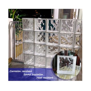 Blocs de verre creux pour bâtiment, bonne visibilité et transmission de la lumière, blocs de verre décoratifs transparents, briques - Product Image 6