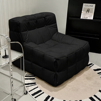 Canapé paresseux individuel, inclinable pour se reposer et dormir, petit canapé de loisirs pour salon, balcon, chambre à coucher