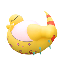 Ballon publicitaire géant gonflable en forme de champignon personnalisé avec tissu Oxford et impression par sublimation pour la promotion d'événements