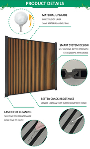 Top-rated Backyard Panel Privacy <strong>Wood</strong> Horizontal Vertical <strong>Fence</strong> Ideas Fencing Panels Wpc - Product Image 4