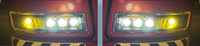 Feux antibrouillard LED complets pour Dongfeng Tianlong, phare antibrouillard avec faisceau auxiliaire haute puissance 28W 82W