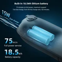 GC12 Lampe vidéo LED gonflable 12W, bâton lumineux à colonne d'air portable, lumière douce LED 2700K-6500K, IP66, adsorption magnétique