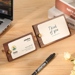 Porta Tarjetas <span class=keywords><strong>de</strong></span> Visita <span class=keywords><strong>de</strong></span> <span class=keywords><strong>Madera</strong></span> Maciza con Logotipo Personalizado, Clip para Notas, Clip para Menús Pequeño, Expositor <span class=keywords><strong>de</strong></span> Tarjetas <span class=keywords><strong>de</strong></span> Presentación, Clip para Etiquetas - Product Image 1