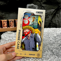 Boîte d'emballage pliable en carton écologique pour téléphone avec crochet et rabats pour l'électronique grand public 16 Pro Max