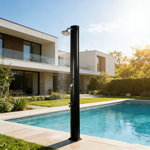 Ensemble de <span class=keywords><strong>douche</strong></span> <span class=keywords><strong>solaire</strong></span> extérieure moderne avec mélangeur, capacité de 35 L, pour utilisation en <span class=keywords><strong>piscine</strong></span> - Product Image 2