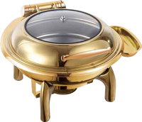 Présentoir de buffet de fournitures d'hôtel durables chauffe-plats pour hôtels chauffe-plats pour buffet chauffe-plats