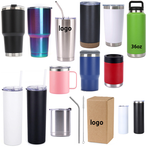 Termos de Acero Inoxidable Personalizados, Vaso Térmico Aislado de 20 oz, 30 oz, 10 oz, con Logotipo y Diseño Personalizado - Product Image 1