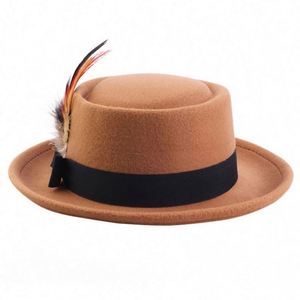 Chapeau de cérémonie pour femme en mélange de laine de haute qualité, à large bord, pour soirées et événements formels, toutes saisons, vente en gros - Product Image 5