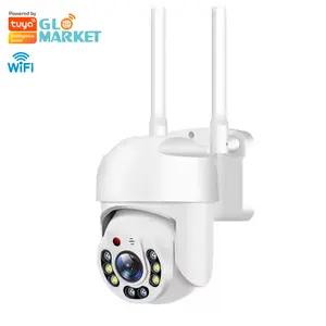 Glomarket 3mp Wireless Surveillance Outdoor Ptz Security Camera Ip Wifi Night Vision Motion Detection 2-way Audio Smart Camera