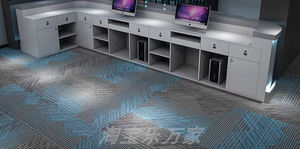 Bancone da Bar Bifacciale Personalizzato, Bancone Cassa Trasparente, Banco Reception Angolare di Design per Club di Biliardo e Snooker - Product Image 6