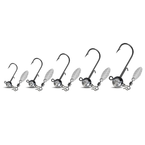 ตะขอเบ็ดตกปลาแบบหัวจิ๊ก 3 กรัม 5 กรัม 7 กรัม 10 กรัม 15 กรัม พร้อมเม็ดกลิตเตอร์โลหะ ตะขอเบ็ดตกปลาแบบหัวจิ๊กพร้อมห่วงหมุน ตะขอเบ็ดตกปลาแบบประดับเลื่อม - Product Image 2