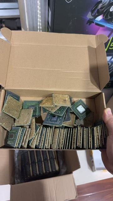 Used Not Working Damaged Electronic Scrap Desktop Laptop Gaming Cpu Processors GOLD RECOVERY CPU Old Processor for Sale