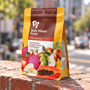 Bolsas de Empaque para Alimentos Liofilizados para Mascotas con Logotipo Personalizado, 50g 100g 200g 500g 1kg, Bolsas Metalizadas con Sellado de Ocho Lados para Perros y Gatos, para Frutas - Product Image 6