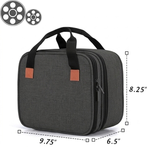 Borsa Personalizzata per Proiettore <span class=keywords><strong>DR</strong></span>.J Mini e Accessori, Borsa Organizer a Doppio Strato per Proiettore (Solo Borsa) - Product Image 3