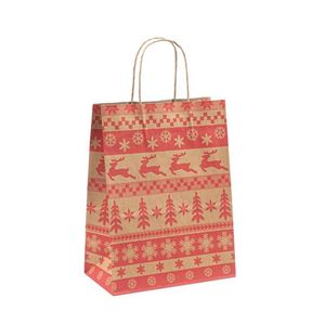 Factory Supplier Shopping <b>Biodegradable</b> Shopping <b>Paper</b> Bag with logo Orange Gift Bag - Product Image 6