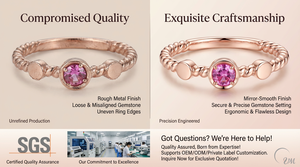 Anillo de Rubí Natural en Oro Rosa de 18K de UM Jewelry, Diseño Único, Pulido Exquisito, Certificado por NGTC, Venta al por Mayor, para Aniversario o Fiesta - Product Image 6