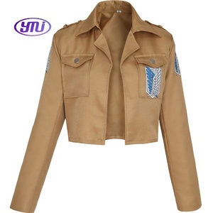 Chaqueta de Anime <span class=keywords><strong>Attack</strong></span> on <span class=keywords><strong>Titan</strong></span> <span class=keywords><strong>Shingeki</strong></span> <span class=keywords><strong>No</strong></span> <span class=keywords><strong>Kyojin</strong></span>, disfraz de Cosplay, abrigo, disfraces de Navidad, chaquetas animadas - Product Image 3