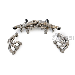 Válvula de Escape de Aleación de Titanio Compatible con Porsche 718 GT4 RS 4.0 2021, Sistema de Escape con Mejora Sonora Opcional, Colector de Escape - Product Image 4